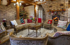 strefa relaksu, kominek